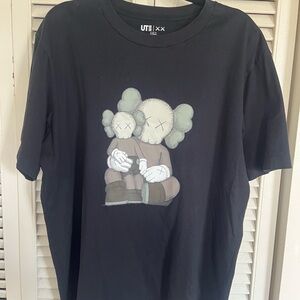 Uniqlo UT Black T-Shirt with Graphic Design